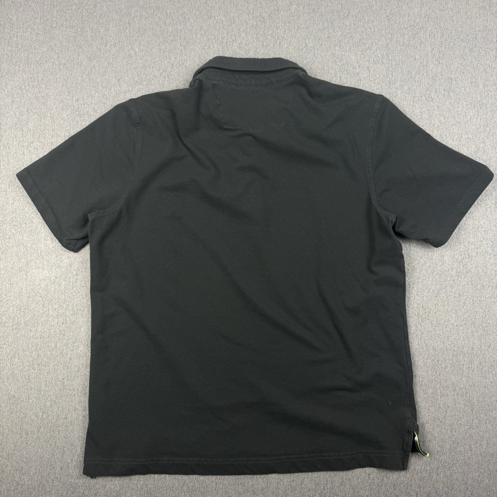 Robert Graham Mens Medium Skull Polo Shirt Black Embroidered Classic Fit 157711 - Picture 3 of 7